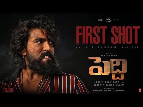 PEDDI Teaser / Trailer | Ram Charan | Janhvi Kapoor