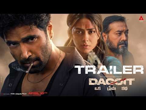 Dacoit - Trailer / Teaser (2026) | Adivi Sesh | Mrunal Thakur